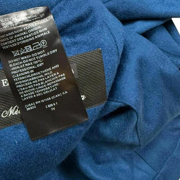 NWT Ermenegildo Zegna Blue 100% Cashmere Overshirt Jacket Made In Italy $2895 - Picture 10 of 13